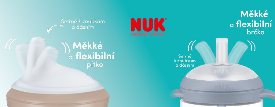 Lahvička na učení NUK Perfect Match