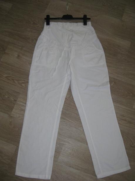 Letní bavlněné těhotenské kalhoty, c&a,40
