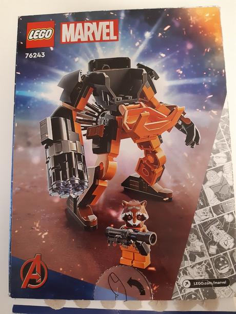 Lego marvel 76243 rocket v robotickém brnění,