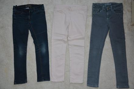 Kalhoty, skinny džíny pro hubené holčičky, next,122