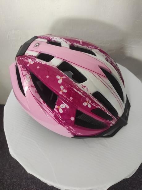 Dětská přilba na kolo 49-54 cm, svítí, m