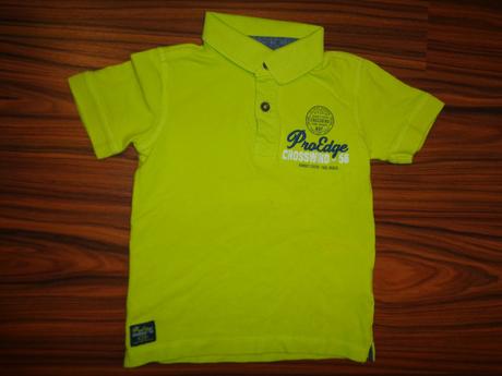 Luxusní svítivě zelené tričko s límečkem, dopodopo,98