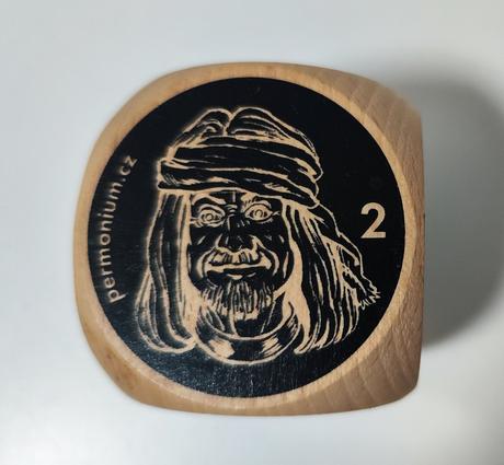 Dřevěná kostka 6cm, 