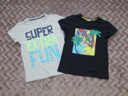 2x tričko, boys,128