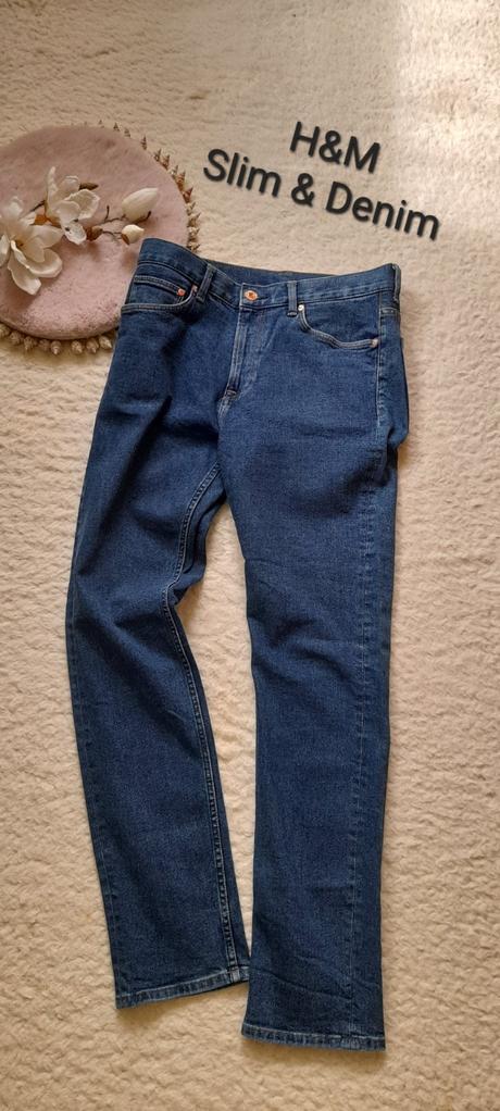 H&m dámské džíny slim & denim, h&m,xl