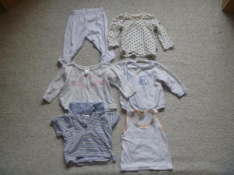 Trička, polodupačky a kabátek vel. 50-56, 50