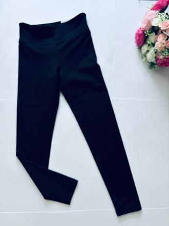Legíny černé sportovní - v.122/128, h&m,122
