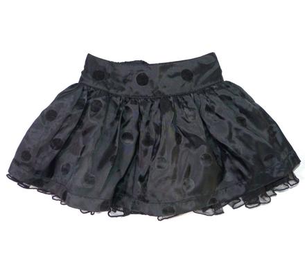 Baby černá sukýnka s puntíky, baby,74