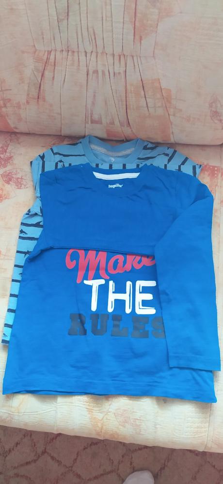 Dětská trička s dlouhým rukávem, lupilu,110