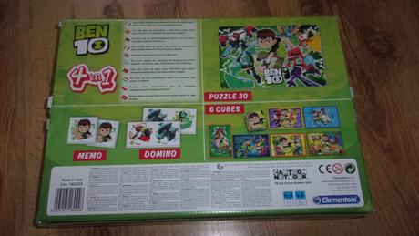 Ben10, čtyři hry v jednom, zn. clementoni,