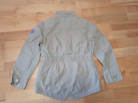 Jarní podzimní plátěná bunda s trikem, c&a,140