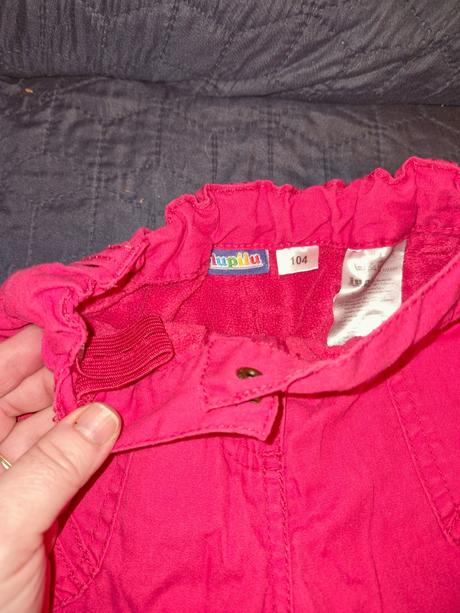Růžové zateplené kalhoty zn. lupilu vel. 104, lupilu,104