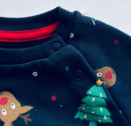 Mikina vánoční - v.3/6 měs., 68