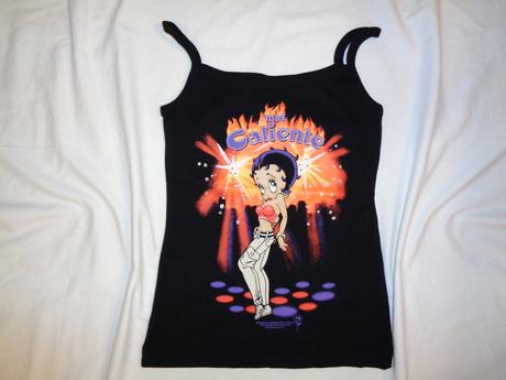 Suprácké černé tílko s tanečnicí, c&a,134