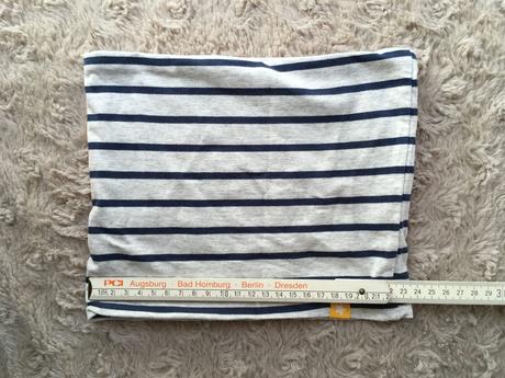 Pruhovaný nákrčník, one size - top stav, 86