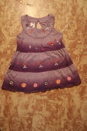Dívčí šaty vážky, tukan, kamínky vel. 98 - 104, palomino,98