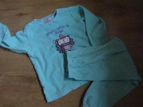 Teplé fleasové pyžámko, primark,116