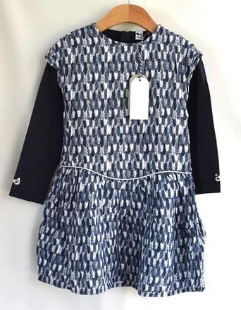 Šaty ve. 3 - 4 roky, 104