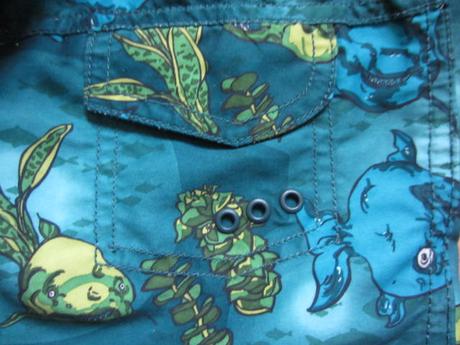 Bezva koupací šortky, kraťasy, plavky, h&m,122