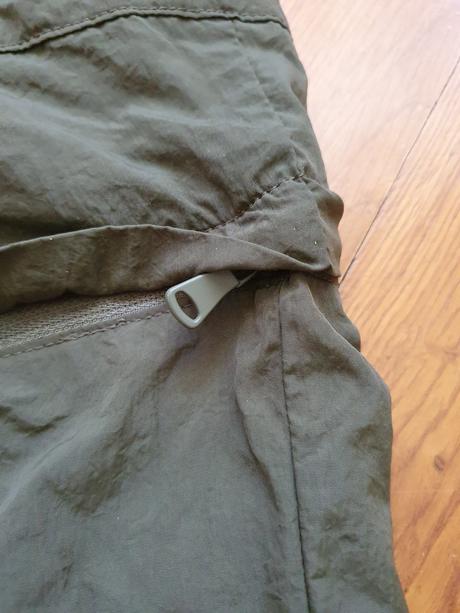 Lehké šusťakové kalhoty s odepínacími nohavicemi, h&m,170