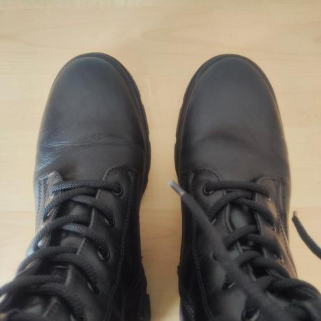 Dámské kožené černé boty polokozačky tamaris v 40, tamaris,40