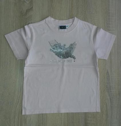 Bavlněné tričko s kočičkou vel. 116, 116