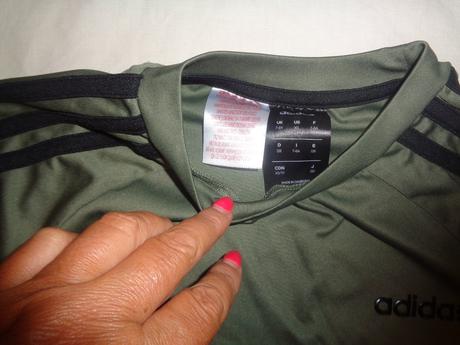 Khaki funkční tričko adidas 7/8 let, adidas,128