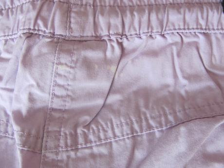 Letní světle fialové 3/4 kalhoty, 146