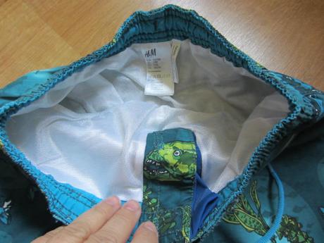 Bezva koupací šortky, kraťasy, plavky, h&m,122