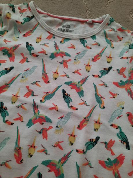Pyžamo s papoušky, lupilu,98