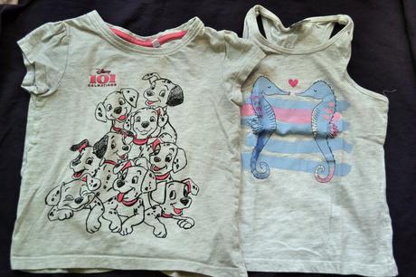 2x dívčí tričko 110,bavlna, disney,110