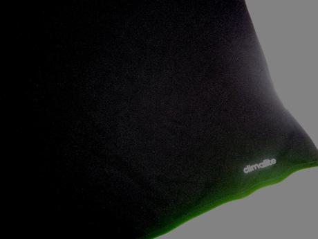 Černé a reflexní funkční tričko adidas climalite, adidas,128