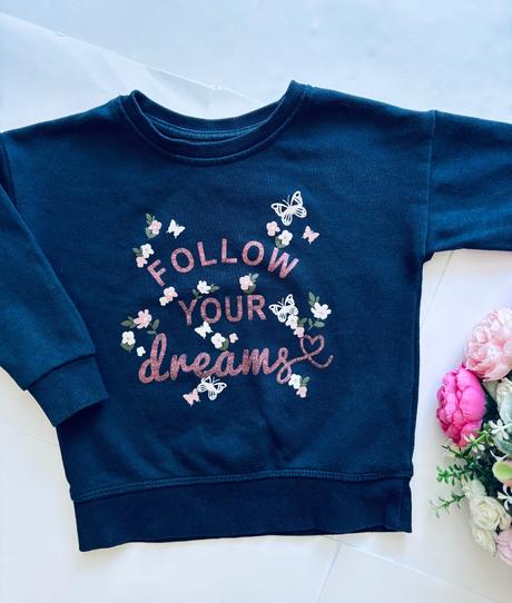 D79/ mikina modrá - v.3/4 roky, primark,104