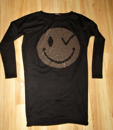 Svetříková tunika-šaty, xs