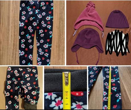 Zimní legíny nové a čepice vel 104, 104