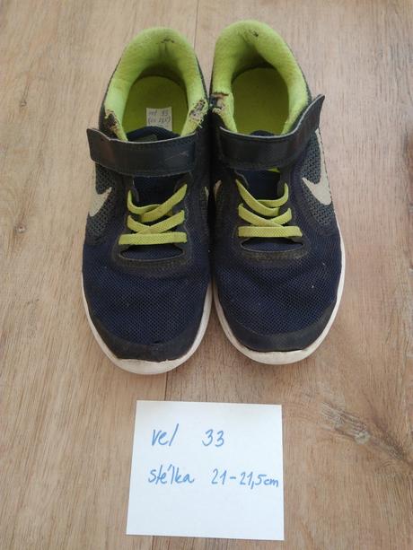 Tenisky, vel 33, stélka 21,5cm, nike, nike,33