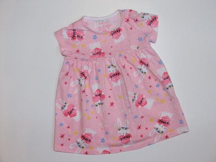 J221 růžové šaty vel. 68, f&f,68