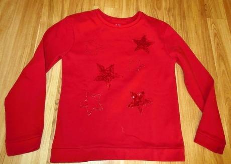 Mikina s flitry a kamínky, c&a,158