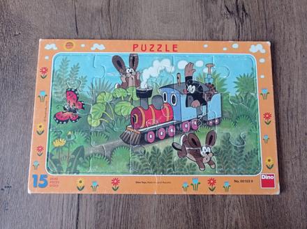 Puzzle krtek krteček, 