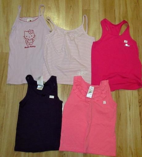 Set oblečení vel. 116 - 18ks, 104–116