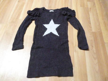 Svetr šaty next hvězda 4-5, next,110