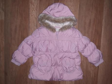 Růžová zimní bunda, next,104