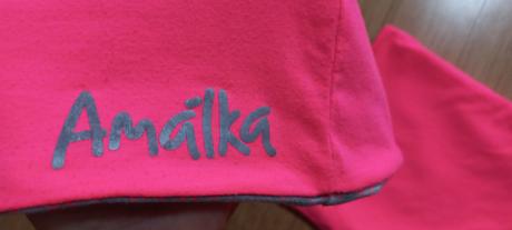 Oboustranný set čepice a nákrčník pro amálku, 122