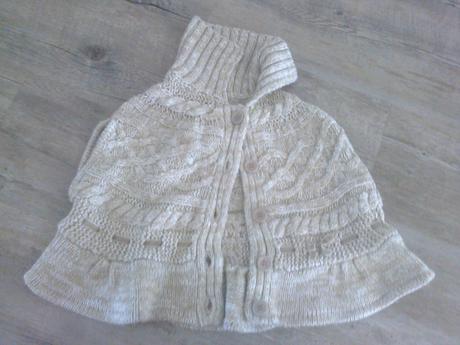 Pletené pončo, matalan,92