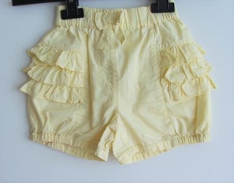 L313 dívčí plátěné kraťasy vel. 86, monsoon,86