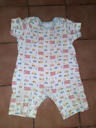 Klučičí letní overal dopravní prostředky vl. 74-80, 74