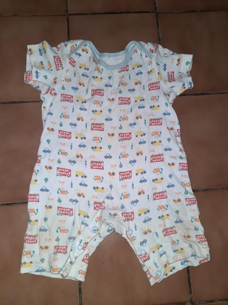 Klučičí letní overal dopravní prostředky vl. 74-80, 74