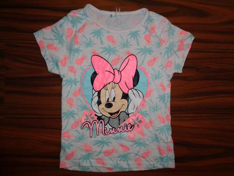 Luxusní bavlněné tričko s minnie, disney,110