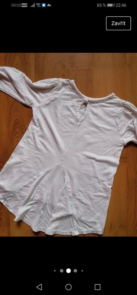 Dětské tričko s motýlky, m&co kids, 110