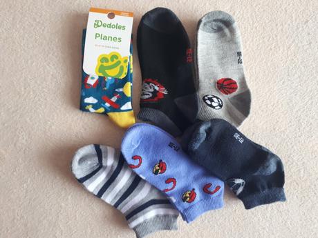 Dětské kotníkové ponožky mix, vel.27/30 + dedoles, f&f,27